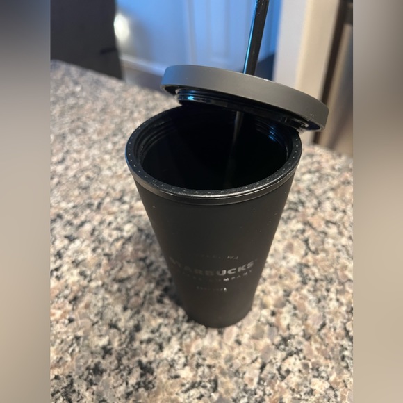 STARBUCKS TUMBLER BLACK MATTE 16OZ COLD CUP SEATTLE, WA - Picture 4 of 6